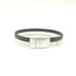 White & Black Thin Cork Bracelet